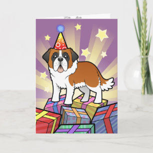 Carte Anniversaire Saint Bernard