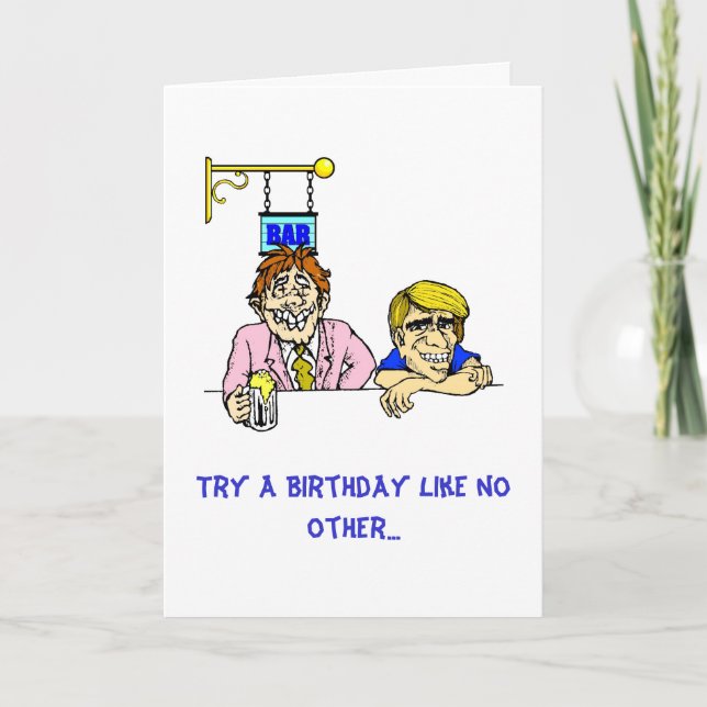 Carte Anniversaire sobre (Devant)