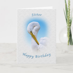 Carte Anniversaire, Soeur, Grand Oiseau D'Aigle