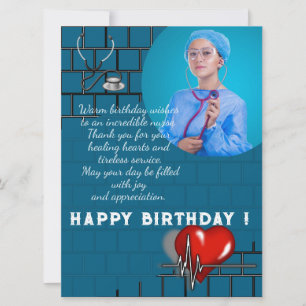 Carte Anniversaire stylé de docteur