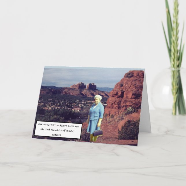 Carte Anniversaire Sur La Colline (Devant)