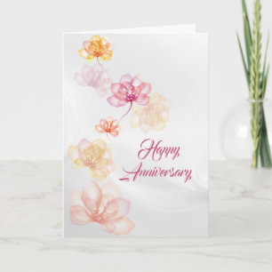 Carte Anniversaire Sur L'Abstrait Blanc