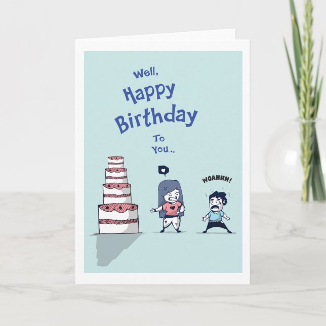 Carte Anniversaire surprise (Devant)