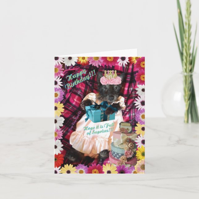 Carte Anniversaire surprise (Devant)