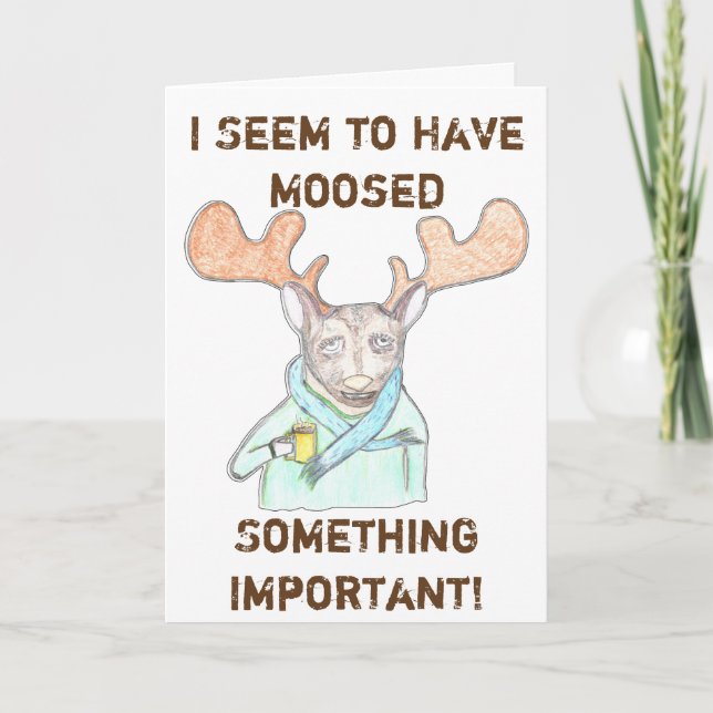 Carte Anniversaire tardif Mosé (Devant)