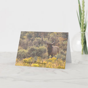 Carte Anniversaire Taureau d'automne personnalisée