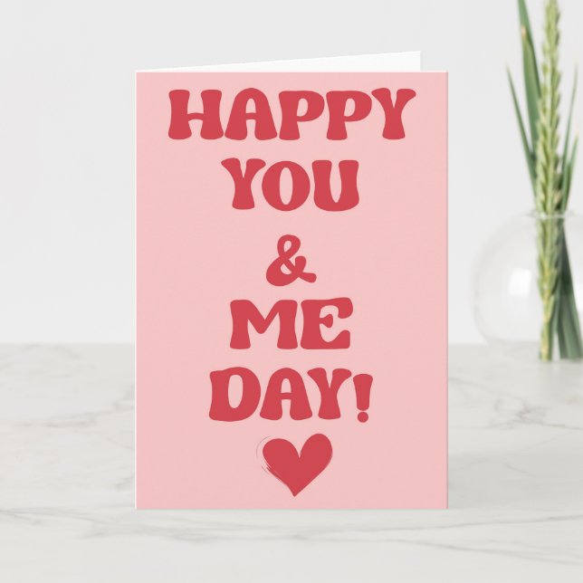 Carte Anniversaire "Toi Et Moi" (Devant)