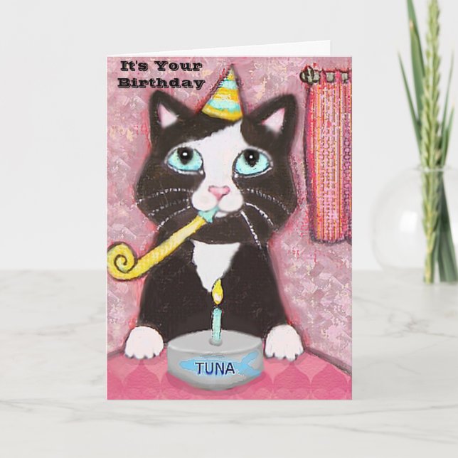 Carte Anniversaire Tux ART CARD Jamie W. Edwards, C'est. (Devant)