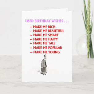 Carte Anniversaire Utilisée