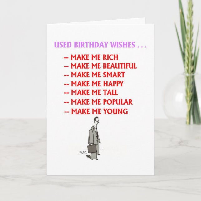 Carte Anniversaire Utilisée (Devant)