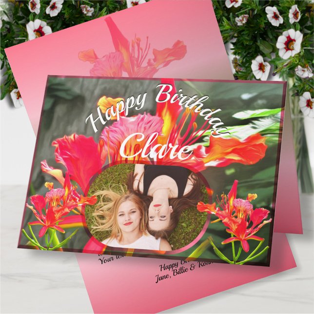 Carte Anniversaire Vallarta Flaming Beauty 1583 (Créateur téléchargé)