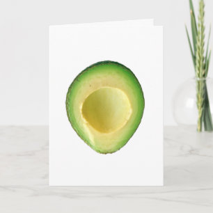 Carte Anniversaire vert de l'Avocado glorieux (Merci, et