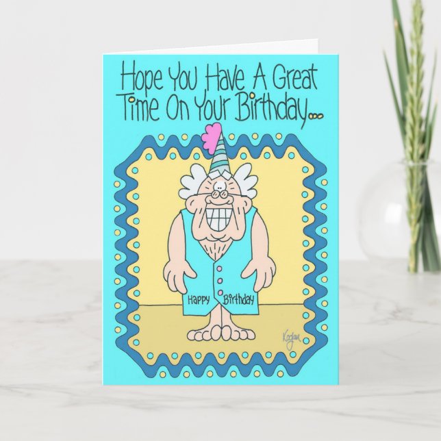Carte anniversaire VEST Birthday Card (Devant)