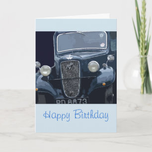 Carte Anniversaire vintage Austin