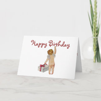 Carte Anniversaire vintage d'expression