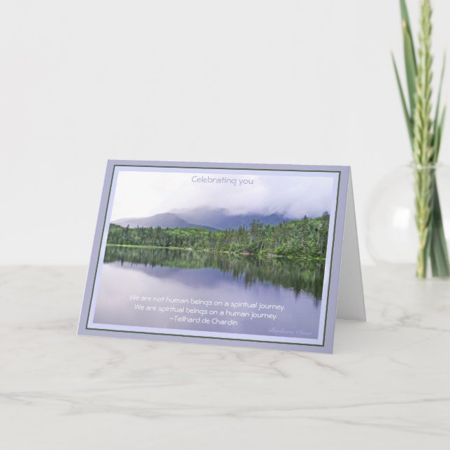 Carte Anniversaire : Voyage de la vie (Devant)