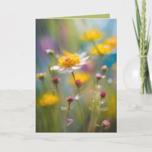 Carte Anniversaire Whimsy Fleur sauvage