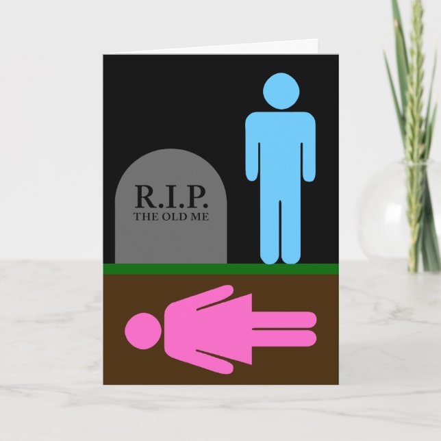 Carte annonce de chirurgie de réassignation sexuelle (Devant)