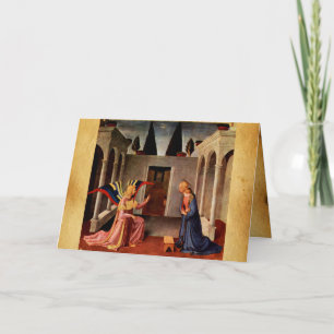 Carte ANNONCE de FRA ANGELICO Vieux Bénédiction irlandai
