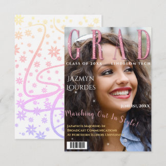 Carte Annonce d'un diplôme d'études supérieures