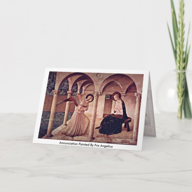 Carte Annonce peinte par ATF Angelico (Devant)