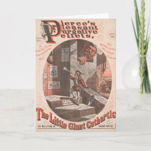 Carte Annonce vintage pour les pellets de purge du Dr Pi