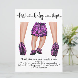 Carte Annonces des premières étapes pour bébés