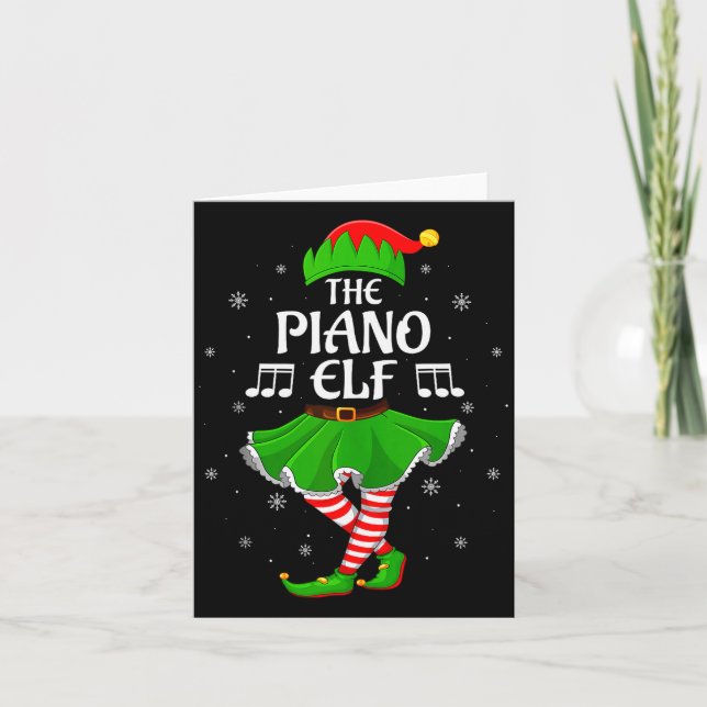 Carte Ano Elf Christmas Family Girls Women Elf Squad Xma (Devant)
