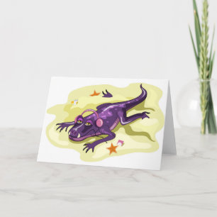 Carte Anteosaurus Bain De Soleil Avec Casque.