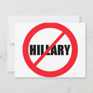 Carte Anti-Hillary Clinton