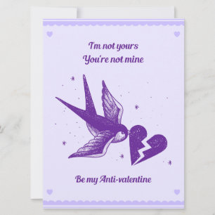 Carte Anti-Saint-Valentin - Cœur Brisé