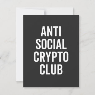 Carte Anti-Social Crypto Club