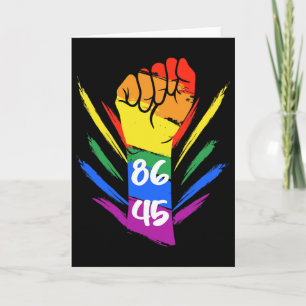 Carte Anti Trump 8645 LGBTQ+