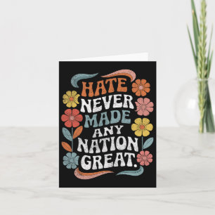 Carte Anti Trump Floral Democratique President Liberal 2