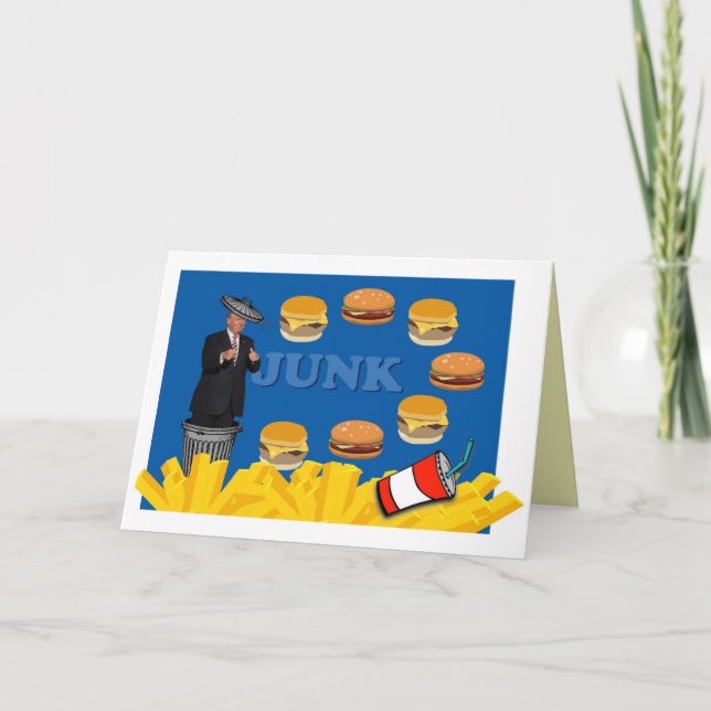 Carte Anti Trump / Junk, (Devant)
