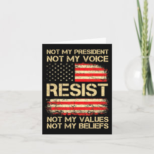 Carte Anti-Trump ne résiste pas à mon président America
