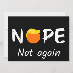 Carte Anti-Trump - Non, pas encore Halloween Edition I