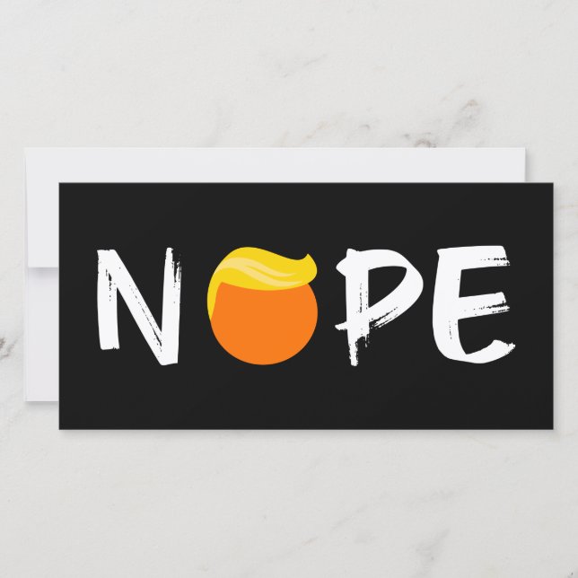 Carte Anti-Trump - Nope Edition II (Devant)