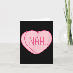 Carte Anti Valentines Jour Coeur bonbons Conscience uniq