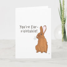 Carte antioreille Bunny