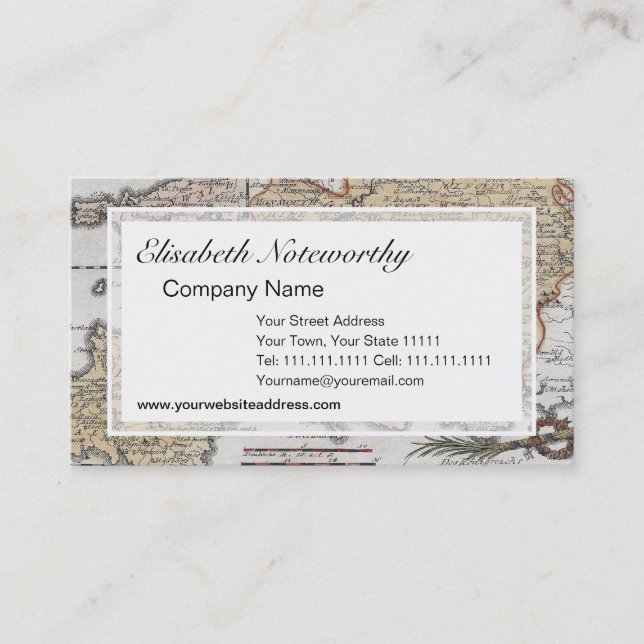 Carte antique de l'Angleterre du sud, Devon, les (Devant)