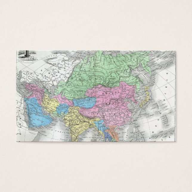 Carte antique de l'Asie vers 1800 (Devant)