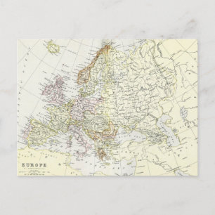 Carte antique de l'Europe