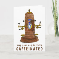 Antique Espresso Machine Café PERSONNALISER IT Drô