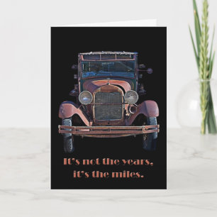 Carte Antique Voiture