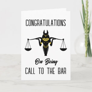 Carte Anubis Justice appel au bar félicitations