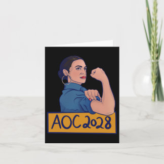 Carte Aoc 2028 Alexandria Ocasio Cortez 2028 Manche Long