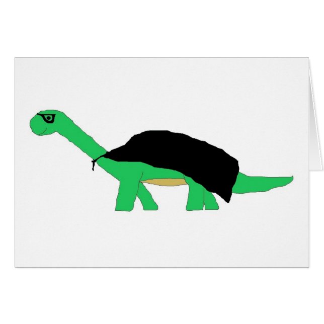 Carte Apatosaurus Masquée (Devant horizontal)
