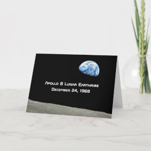 Carte Apollo 8 Lunar Earthrise 50e Anniversaire