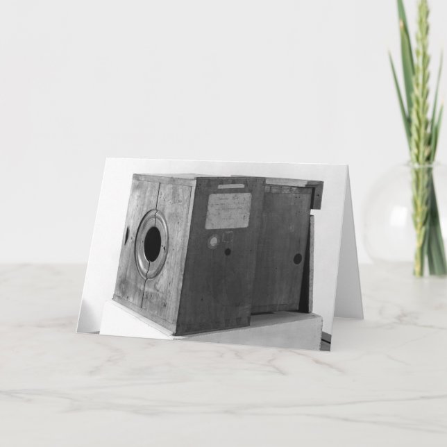 Carte Appareil-photo de Joseph Nicephore Niepce, (Devant)